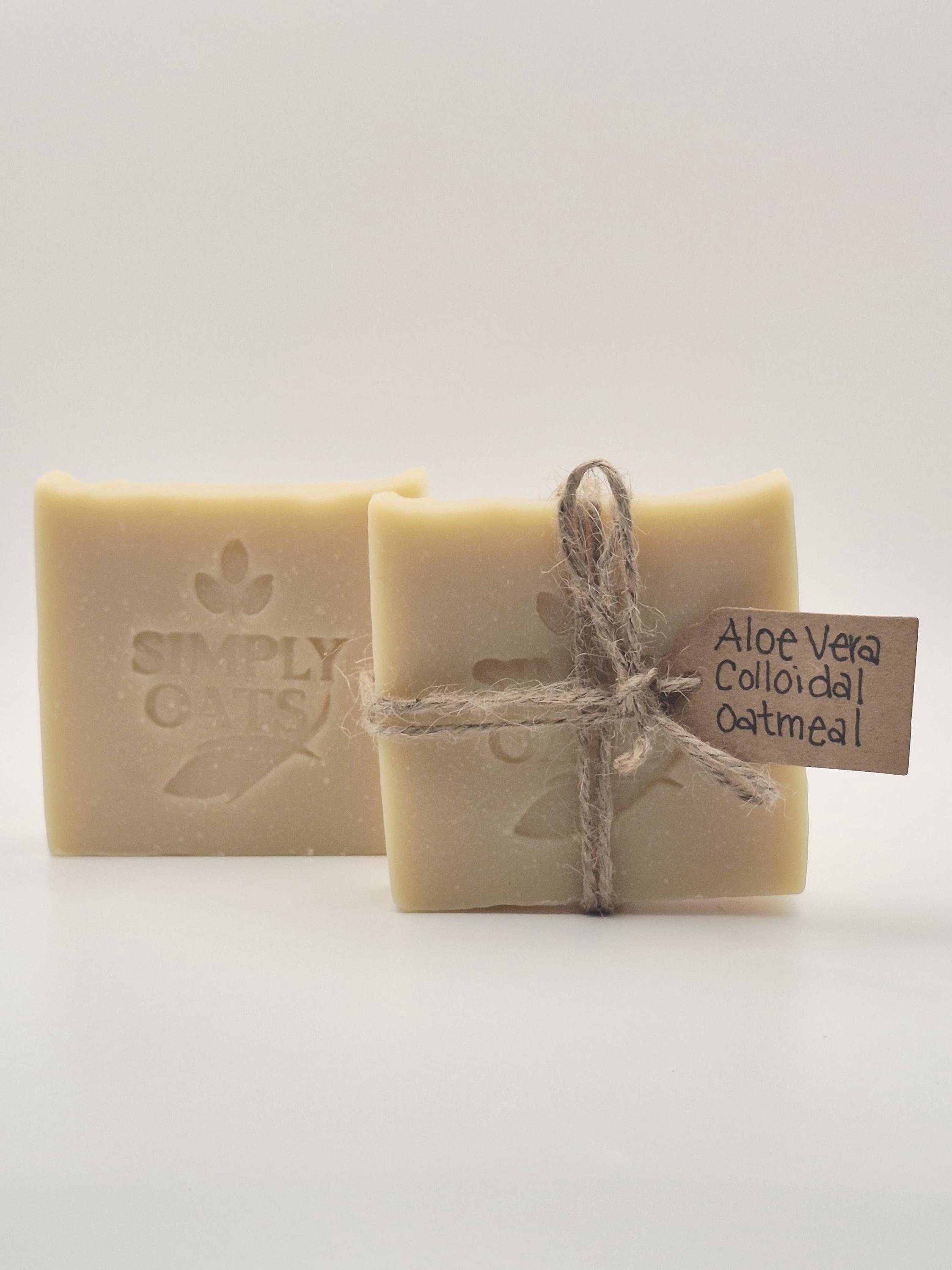 Aloe Vera And Colloidal Oatmeal Soap: Unscented, Sensitive Skin (Simply Oats)