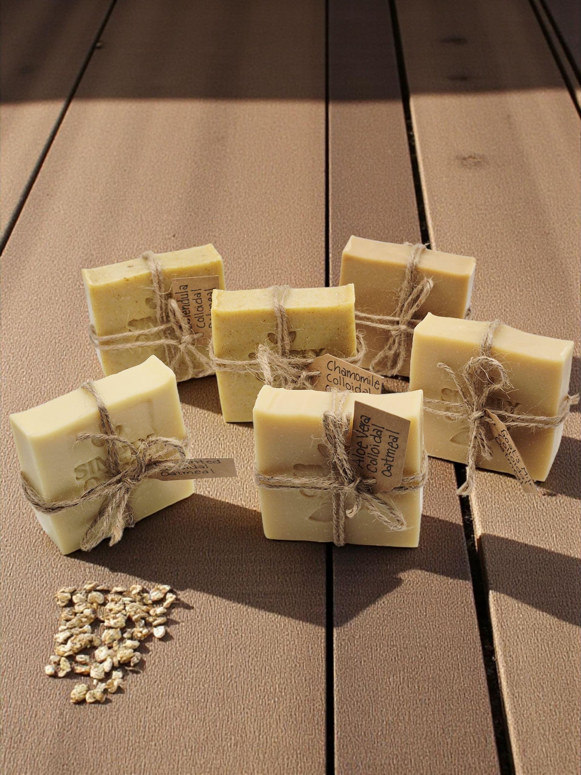 Colloidal Oatmeal Soap Set: Unscented, Sensitive Skin (Simply Oats)