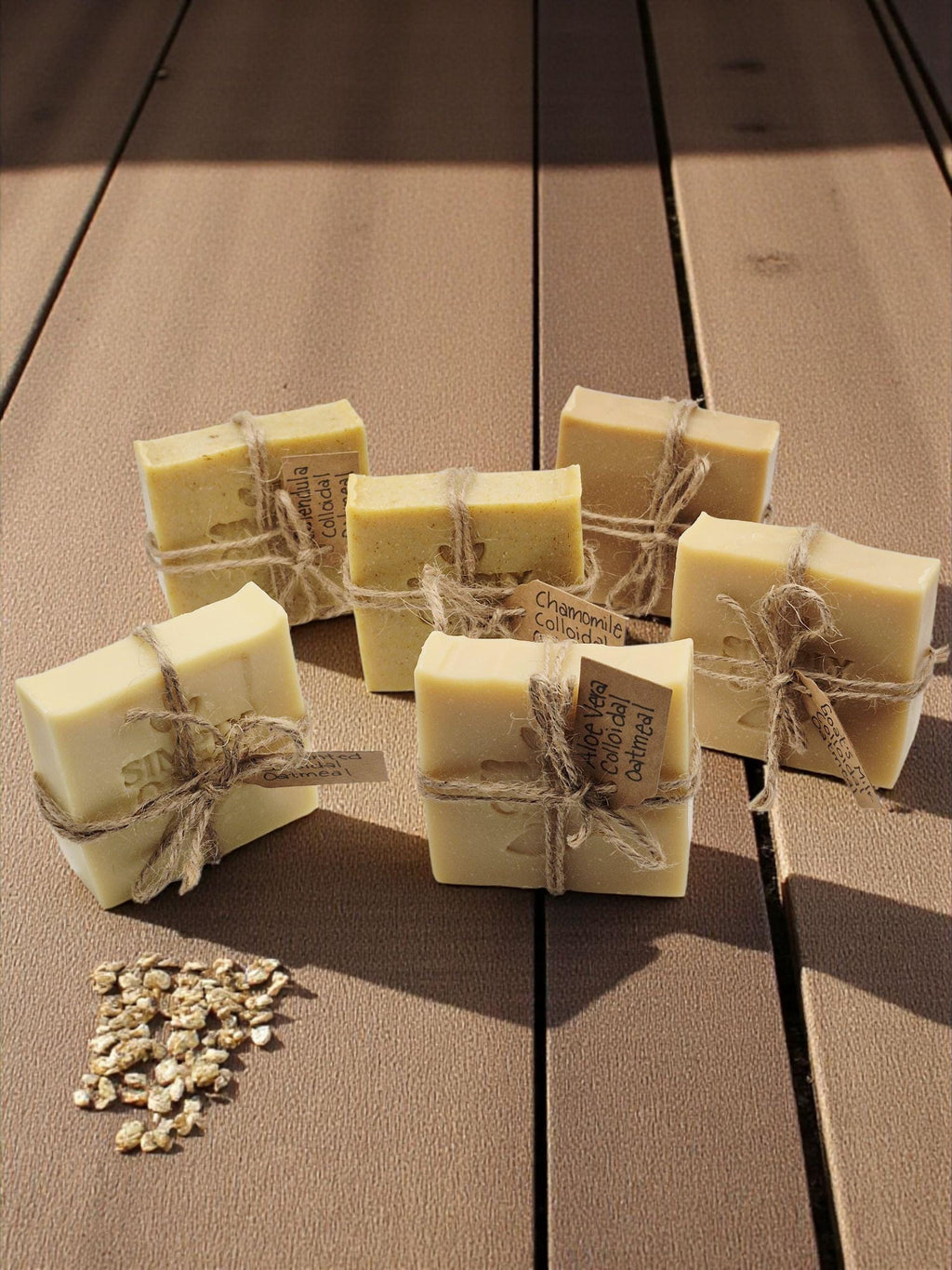 Colloidal Oatmeal Soap Set: Unscented, Sensitive Skin (Simply Oats)